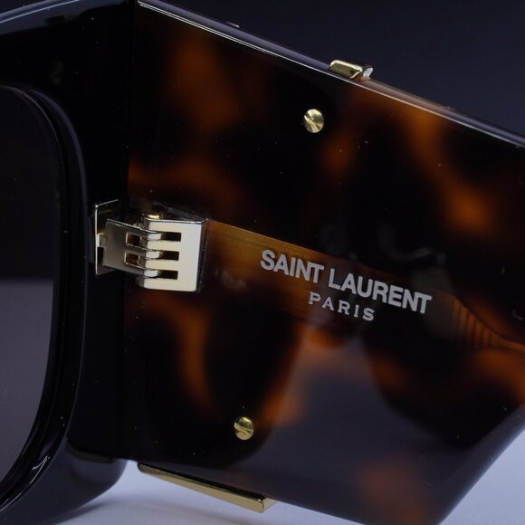 Saint Laurent SLM119/F BLAZE 003 Butterfly Sunglasses - Black/Havana/Black